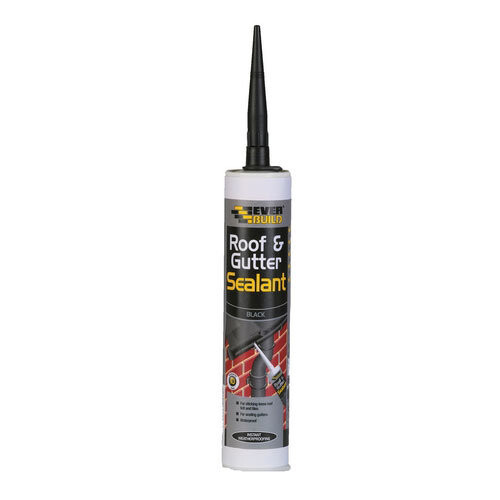 Everbuild EVERBUILD TÆTNINGSMASSE TIL TAG OG TAGRENDER, SORT, C3, 295 ml