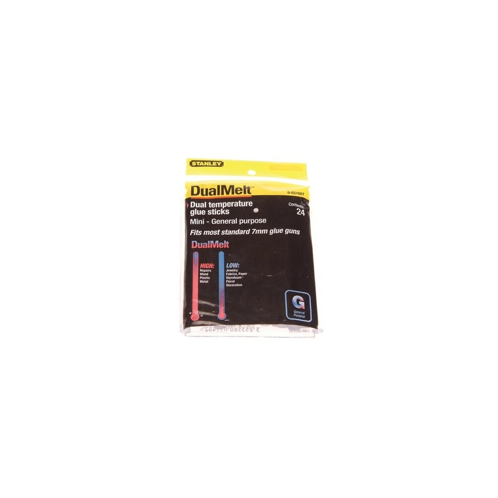 Stanley 1-GS10DT Dual Temp Mini Sticks 7mm x 100mm (24)