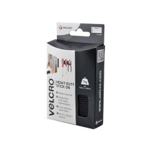 Velcro 60239 Heavy Duty Stick On Strip 50mm x 100mm Black