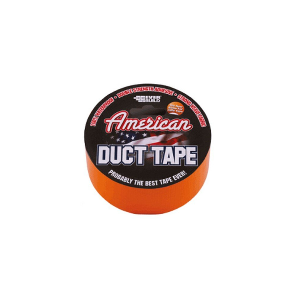 Everbuild USDUCT0G25 American Duct Tape Orange 50mm x 25 Metre