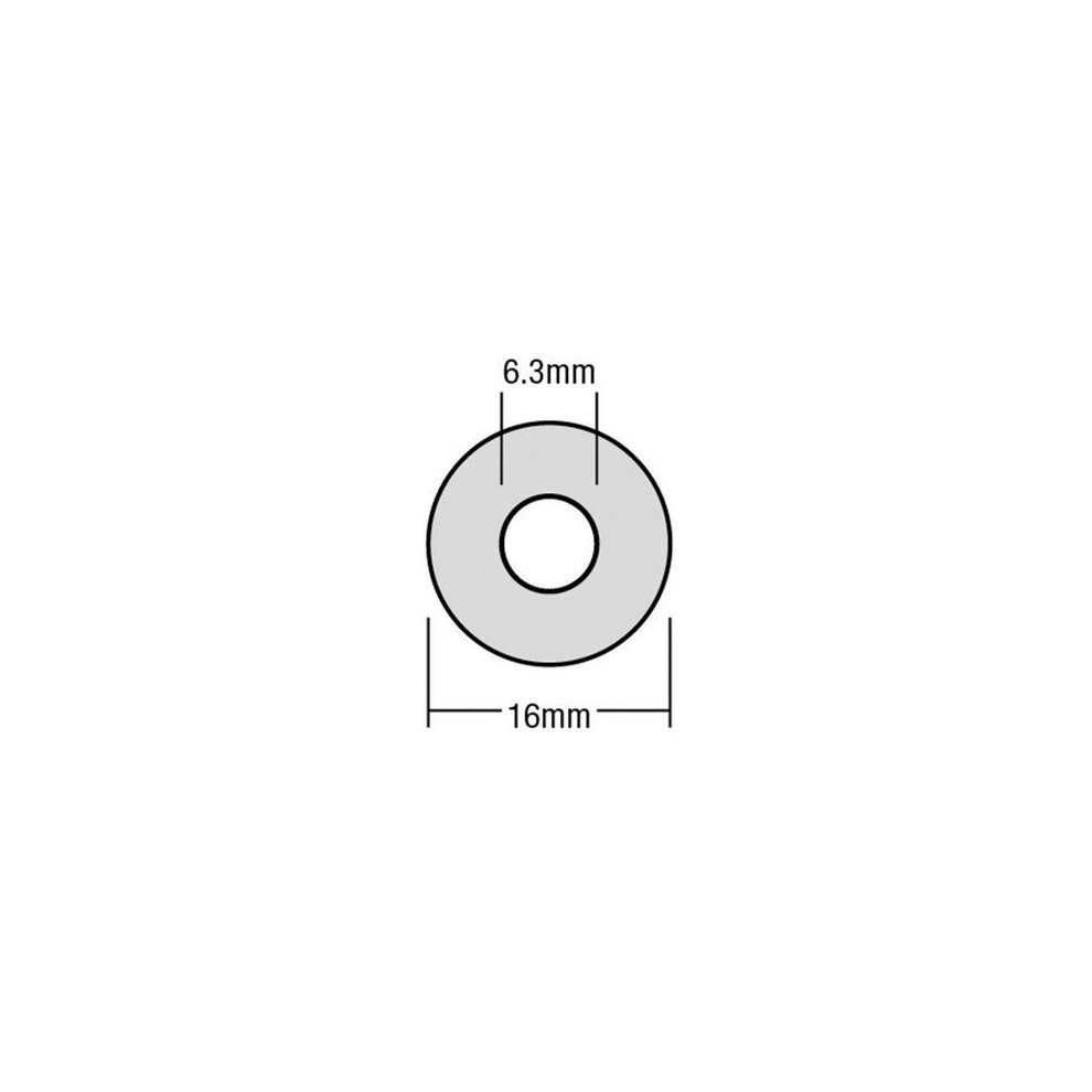 Forgefix TFW1663 TechFast Bonded EPDM Washer 6.3 X 16mm Box 100