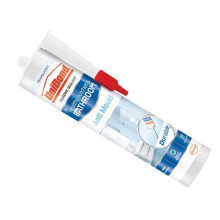 Unibond 2079323 Anti-Schimmel Küche & Bad Dichtstoffkartusche Transluzent 274g