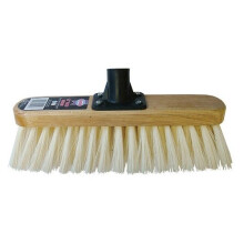 Faithfull FAIBRSOFT12R Broom Head Soft Cream PVC Bristle 300mm (12in) Threaded Socket