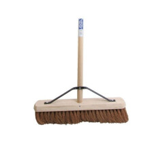 Faithfull FAIBRCOCO18H Broom Soft Coco 45cm (18 in) + Handle & Stay