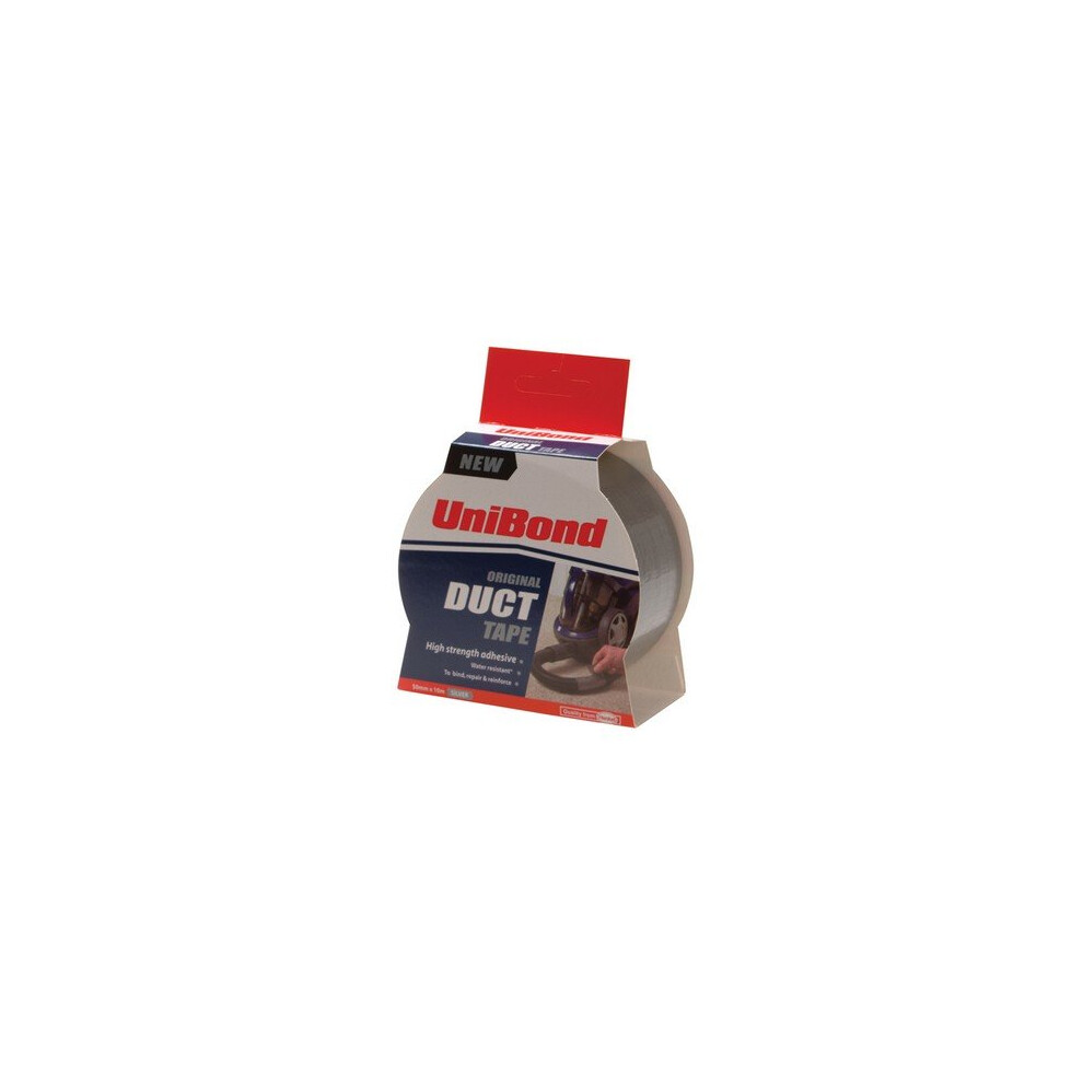 Unibond 1667265 Duct Tape Silver 50mm x 10m