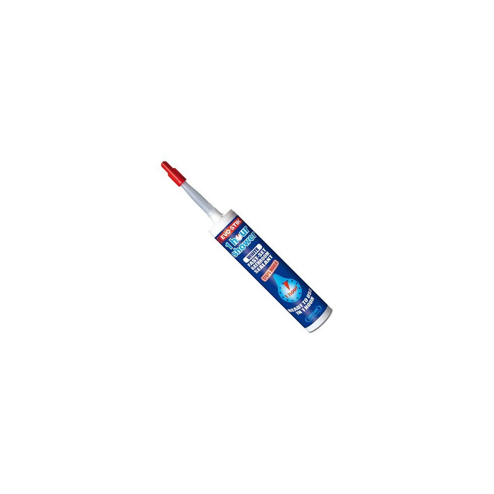 Evo-Stik 30812827 1 Hour Shower Sealant Clear 310ml