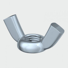 TIMco NW6Z Wing Nut BZP M6 Box of 300