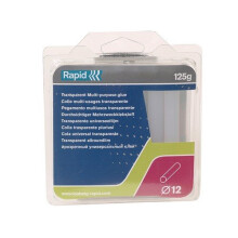 Rapid 40107355 White Glue Sticks Pack of 13 12mm Diameter x 94mm