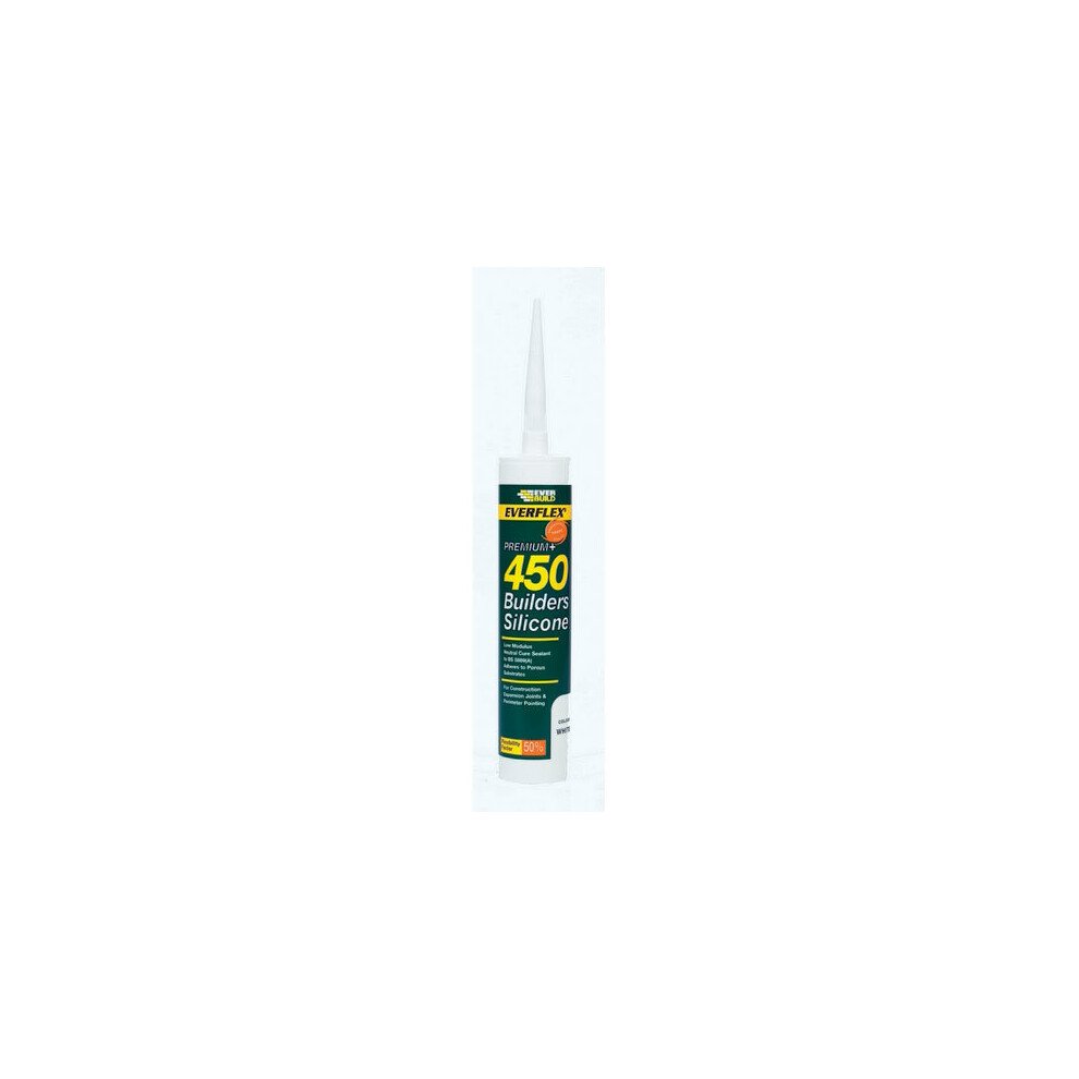 Everbuild 450 Premium Builders Silicone Low Mod Clear C3 Tube