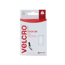 VELCRO Brand 60236 VELCRO Brand Stick On Squares 25mm Black Pack of 24