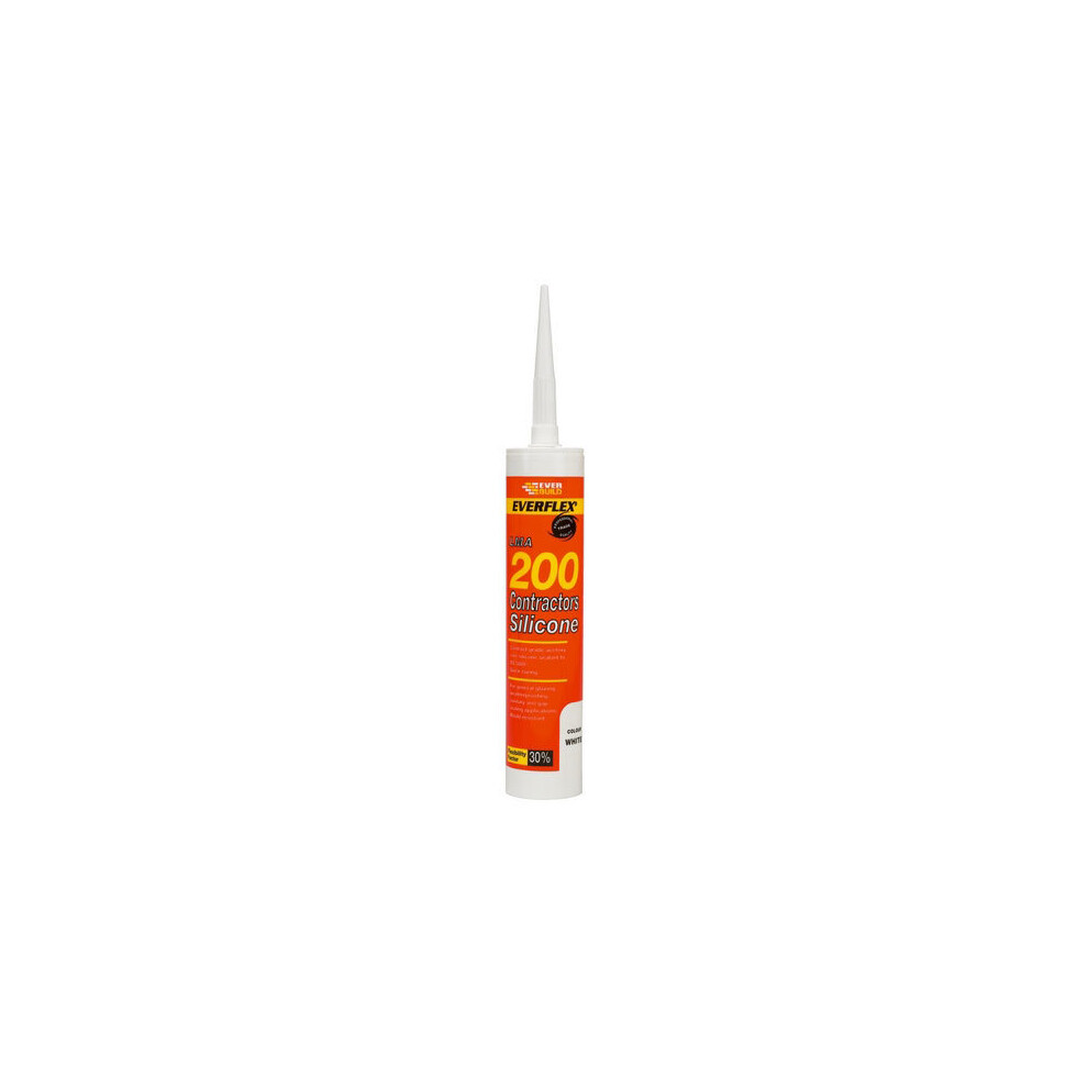 Everbuild 200 Contractors Lma Silicone Brown C3 Tube