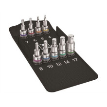 Wera 5004201001 8740 C HF Zyklop In-Hex Bolt Hold Socket Set of 10 Metric 1/2in Drive