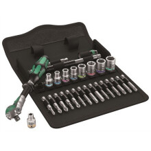 Wera 5004019001 8100SA9 Zyklop Speed Ratchet Imperial Set of 28 1/4in Drive