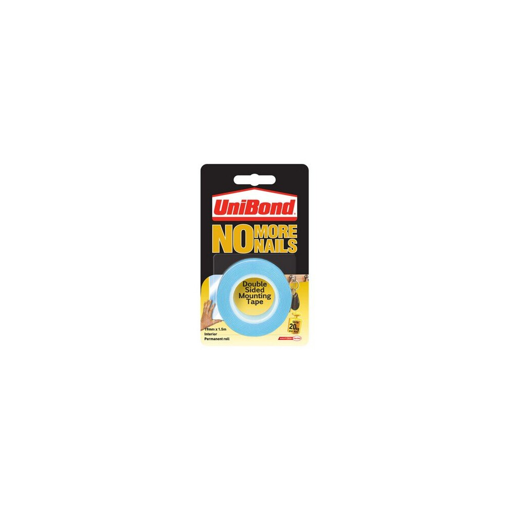 Unibond 781742 / 1507602 No More Nails Roll Original 19mm x 1.5m