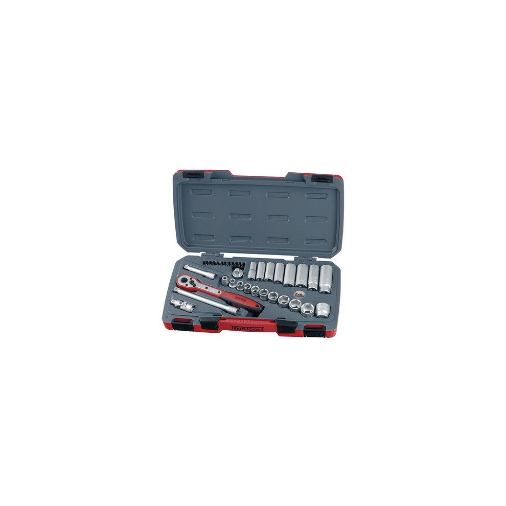 Teng T3835AF T3835AF Socket Set of 35 A/F 3/8in Drive