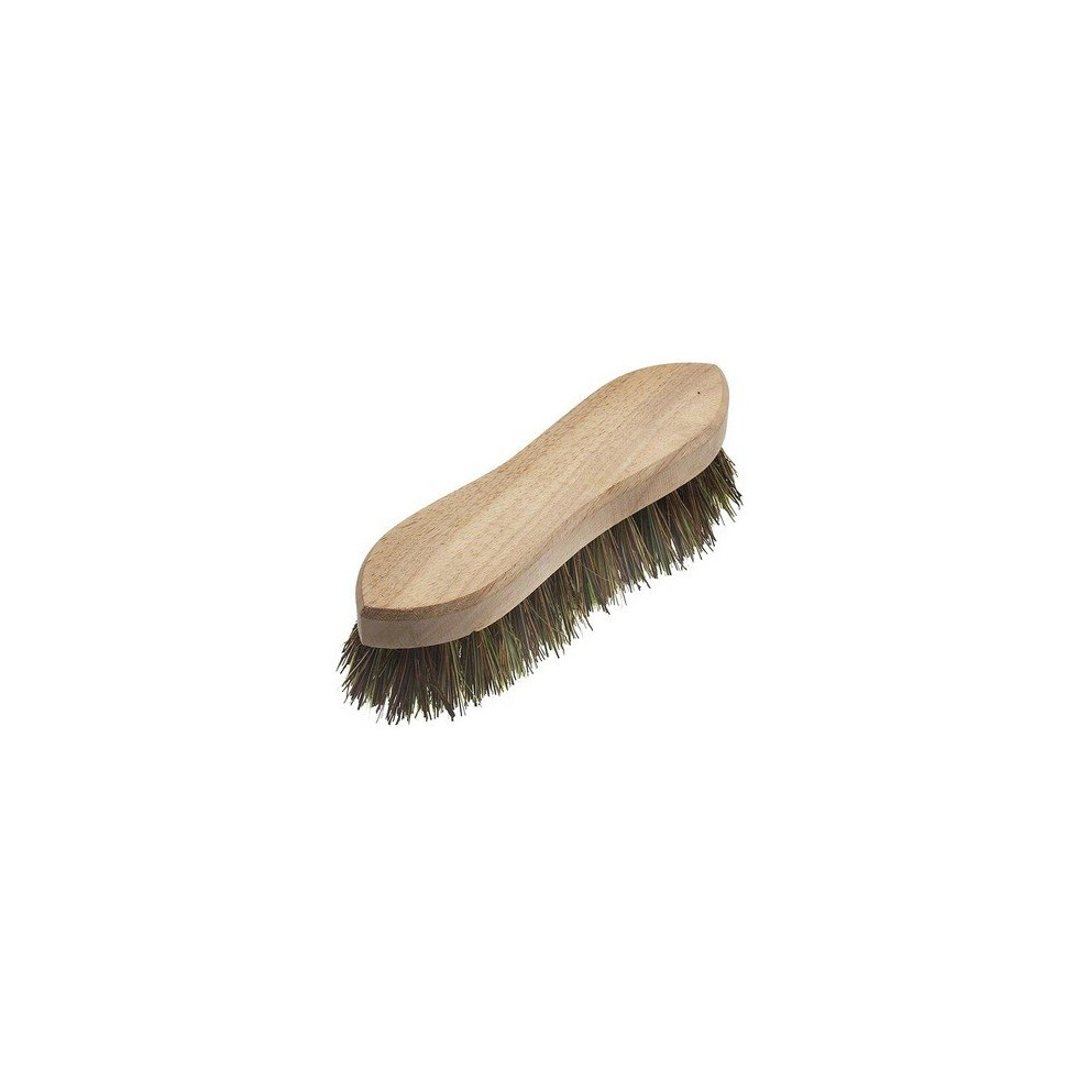 Faithfull FAIBRHANDSCR Hand Scrubbing Brush 200mm (8in) Unvarnished