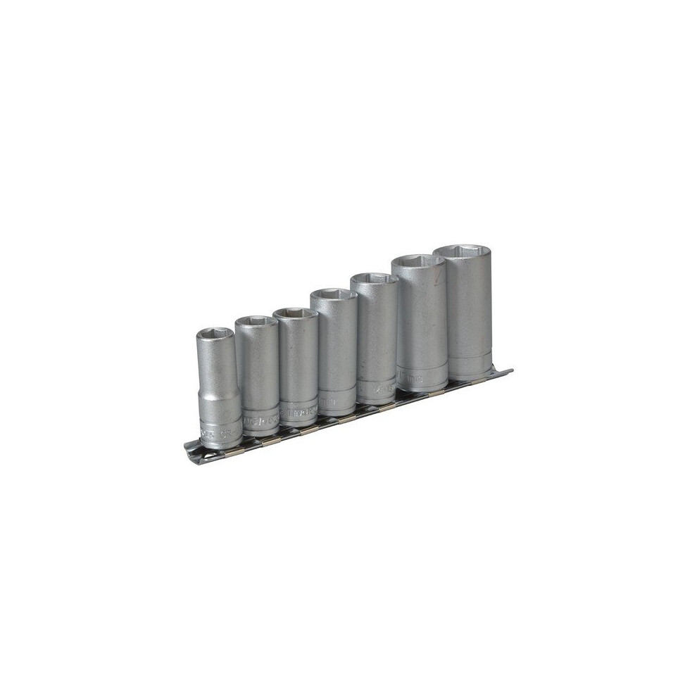 Teng M3807 M3807 Socket Clip Rail Set of 7 Metric 3/8in Drive