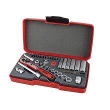 Teng T1436 T1436 Socket Set of 36 Metric 1/4in Drive
