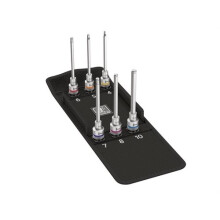 Wera 5004210001 8740 C HF Zyklop In-Hex Socket Set of 6 Metric 1/2in Drive