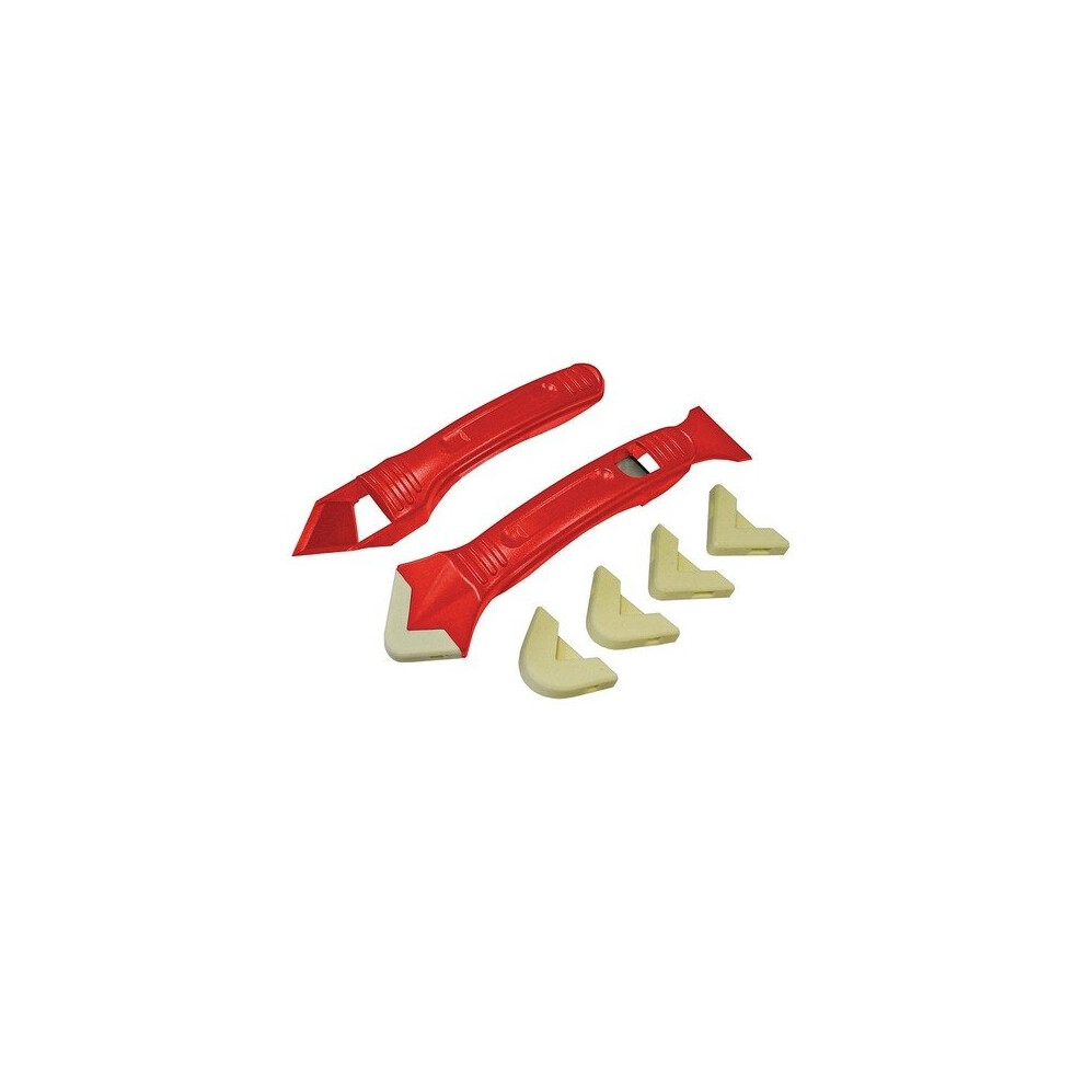 Faithfull FAITLSILKIT Slicone Scraper Kit Two Piece