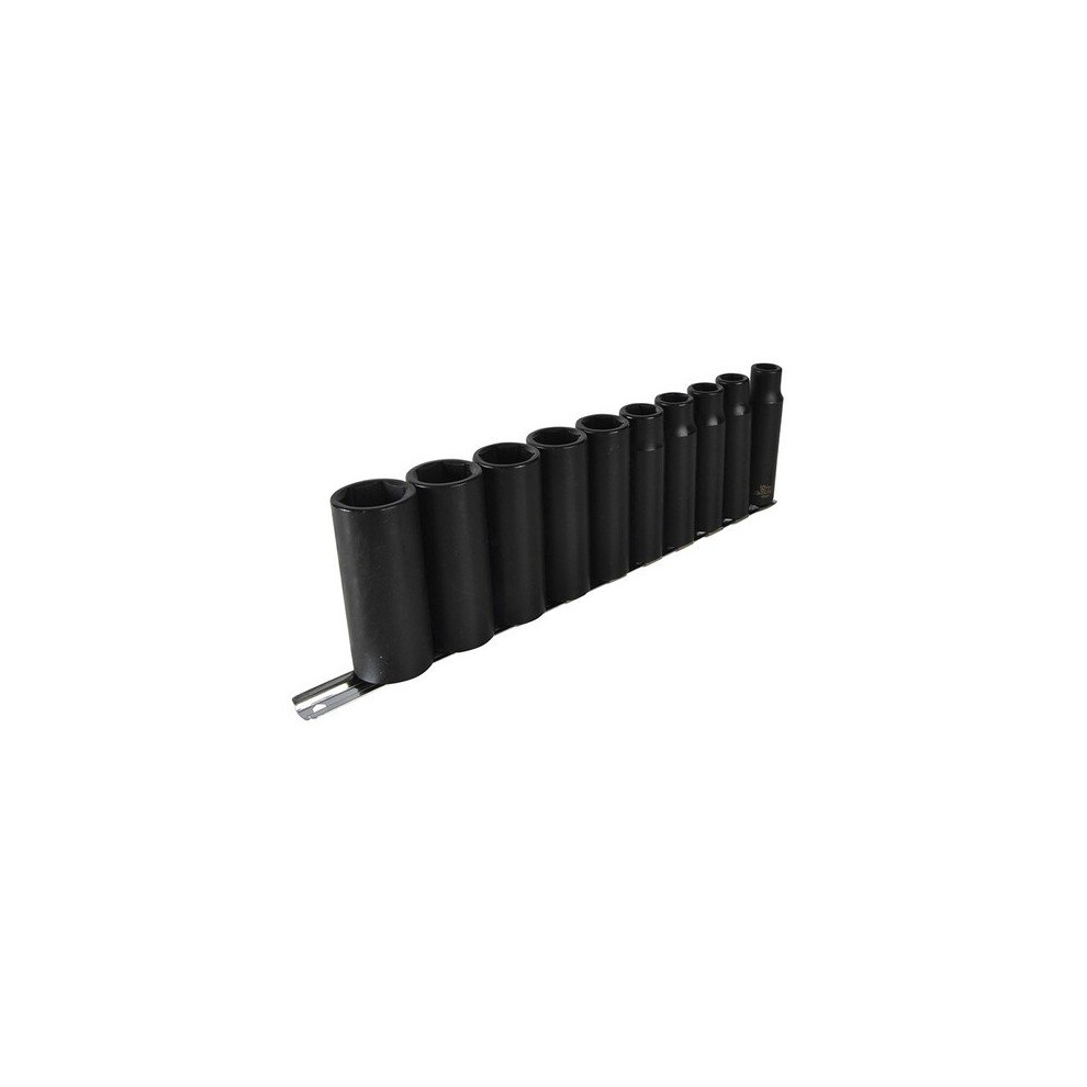 Teng 9126 9126 Deep Impact Socket Set of 10 Metric 1/2in Drive