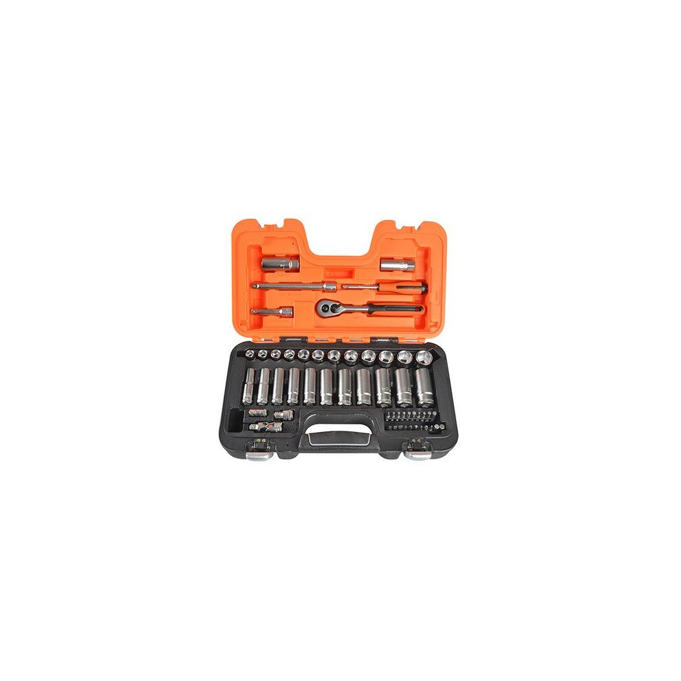 Bahco S330L Socket Set of 53 Metric 1/4in & 3/8in Deep Drive