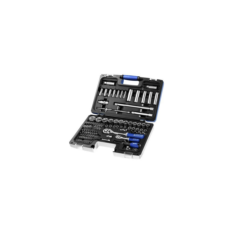 Britool Expert E034805b Socket & Accessory Set Of 98 Metric 1/4 & 1/2In Drive 3258950348056