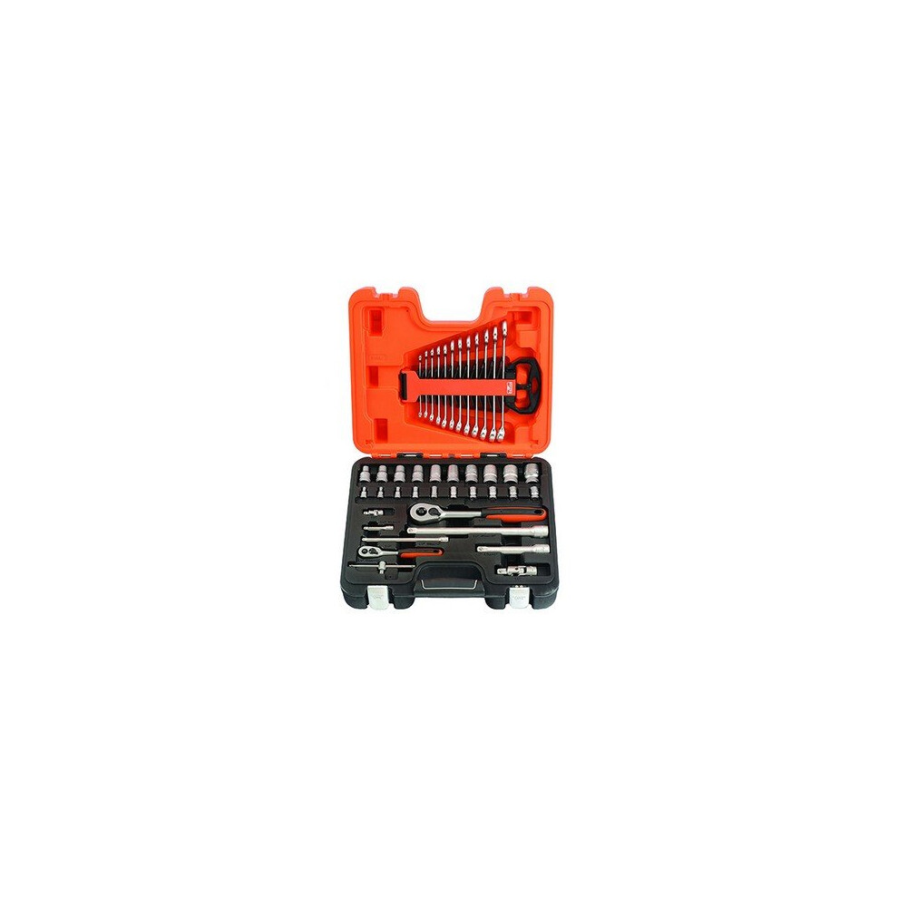 Bahco S410 Socket & Spanner Set of 41 Metric 1/4in & 1/2in Drive