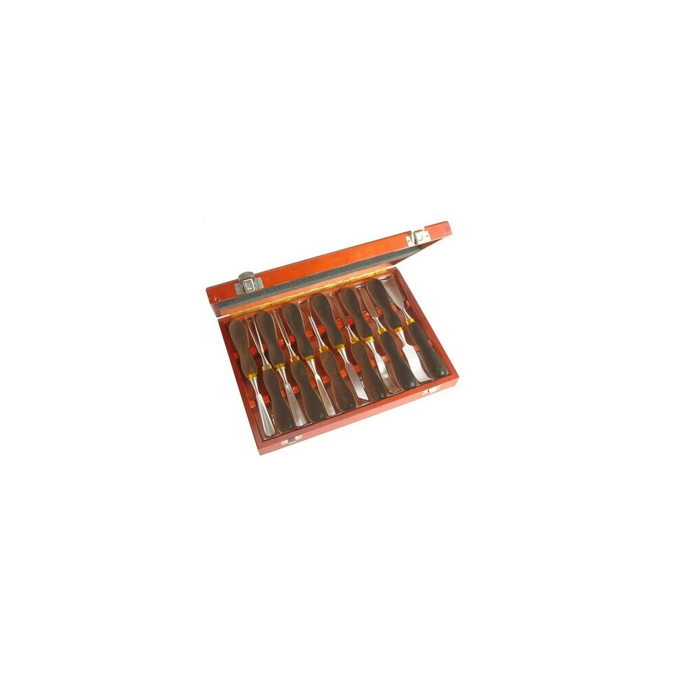 Faithfull FAIWCSET12 Woodcarving Set in Case Set of 12