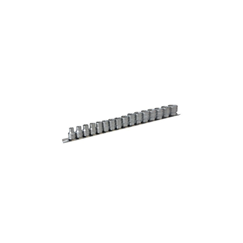 Teng M3816 M3816 Socket Clip Rail Set of 16 Metric 3/8in Drive