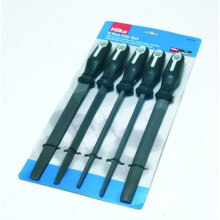 Hilka 69800005 Engineers File Set of 5 8" Soft Grip Hndles