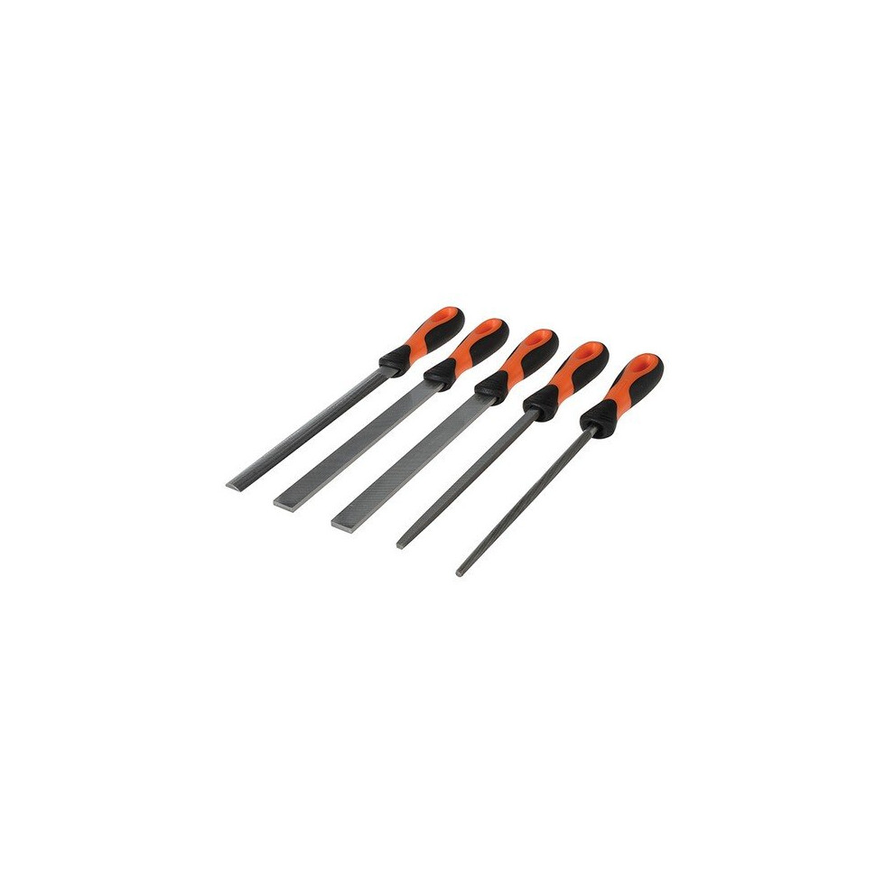 Bahco 1-478-08-1-2 File Set 5 piece 200mm (8in)