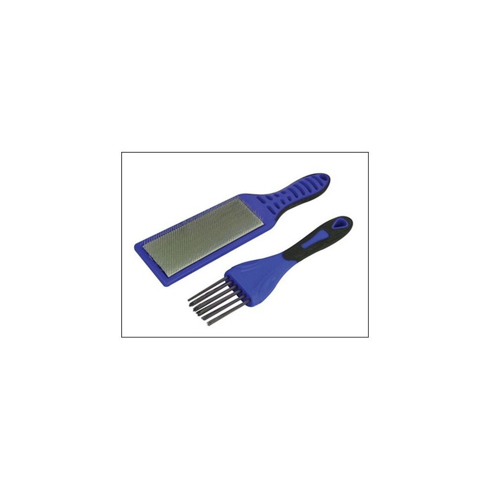 Faithfull FAIFCBKIT 2pc File Card Brush Kit
