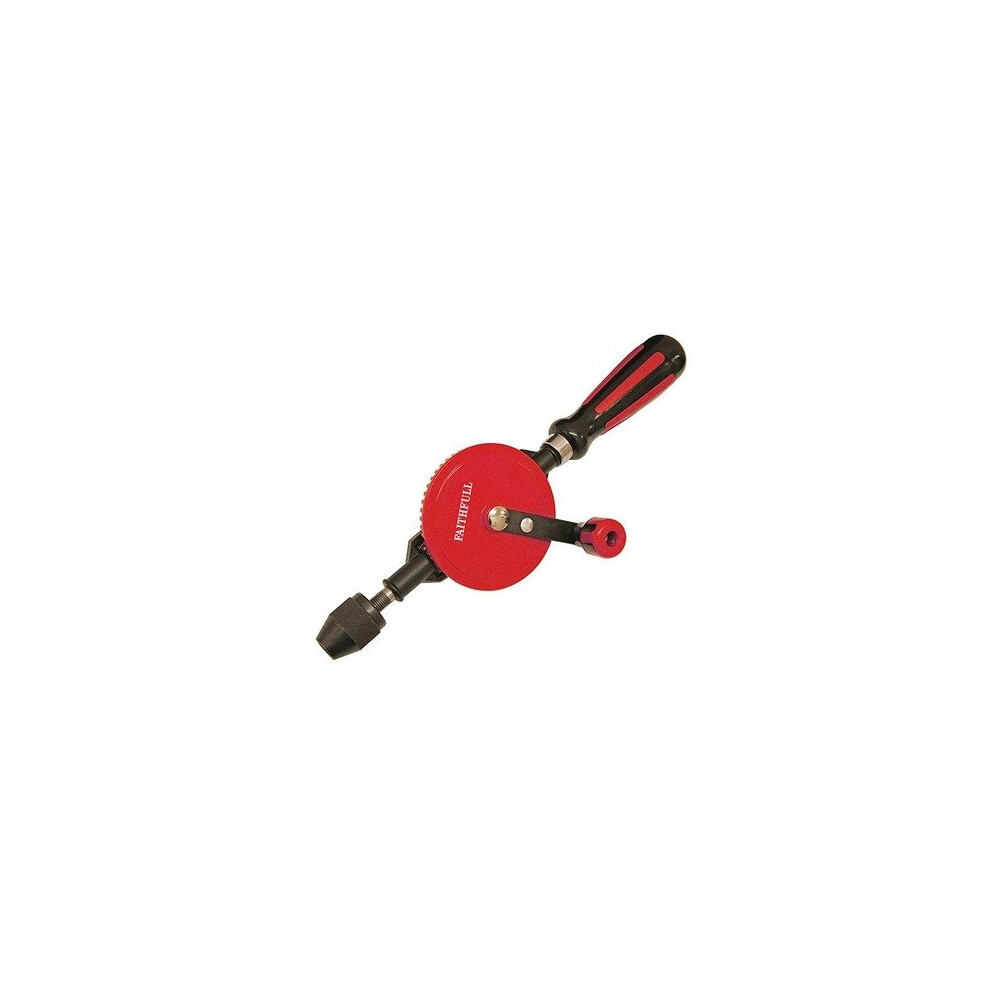 Faithfull Hand Drill Double Pinion 8Mm Capacity