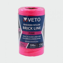 Veto PBL100T Pink Builders Line Tube 1.5mm x 100m