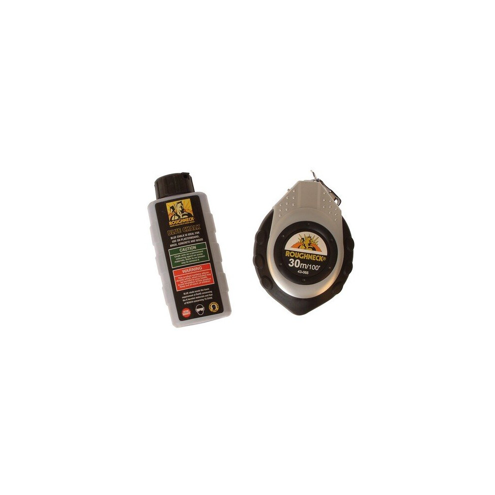 Roughneck 43-065 30m Chalk Line & Blue Chalk