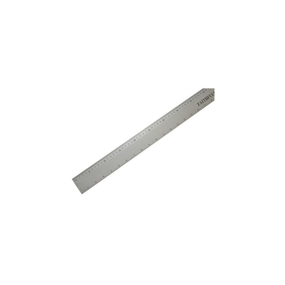Faithfull FAIRULE1000 Aluminium Rule 1 Metre / 39in
