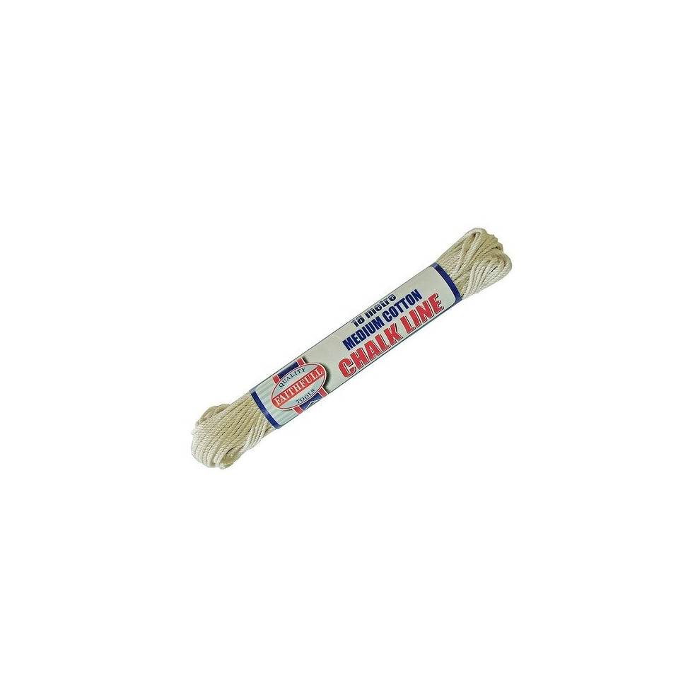 Faithfull FAI303 303 Medium Cotton Chalk Line 18m (Box Of 12)