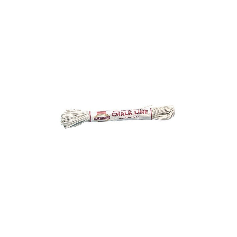 Faithfull FAI304 304 Thick Cotton Chalk Line 18m (Box Of 12)