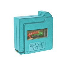 Faithfull FAIDETBAT Battery Tester for AA, AAA, C, D & 9V