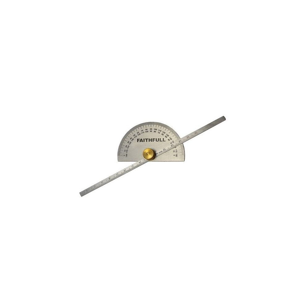 Faithfull FAIGAUGEDEPT Depth Gauge with Protractor 150mm (6in)