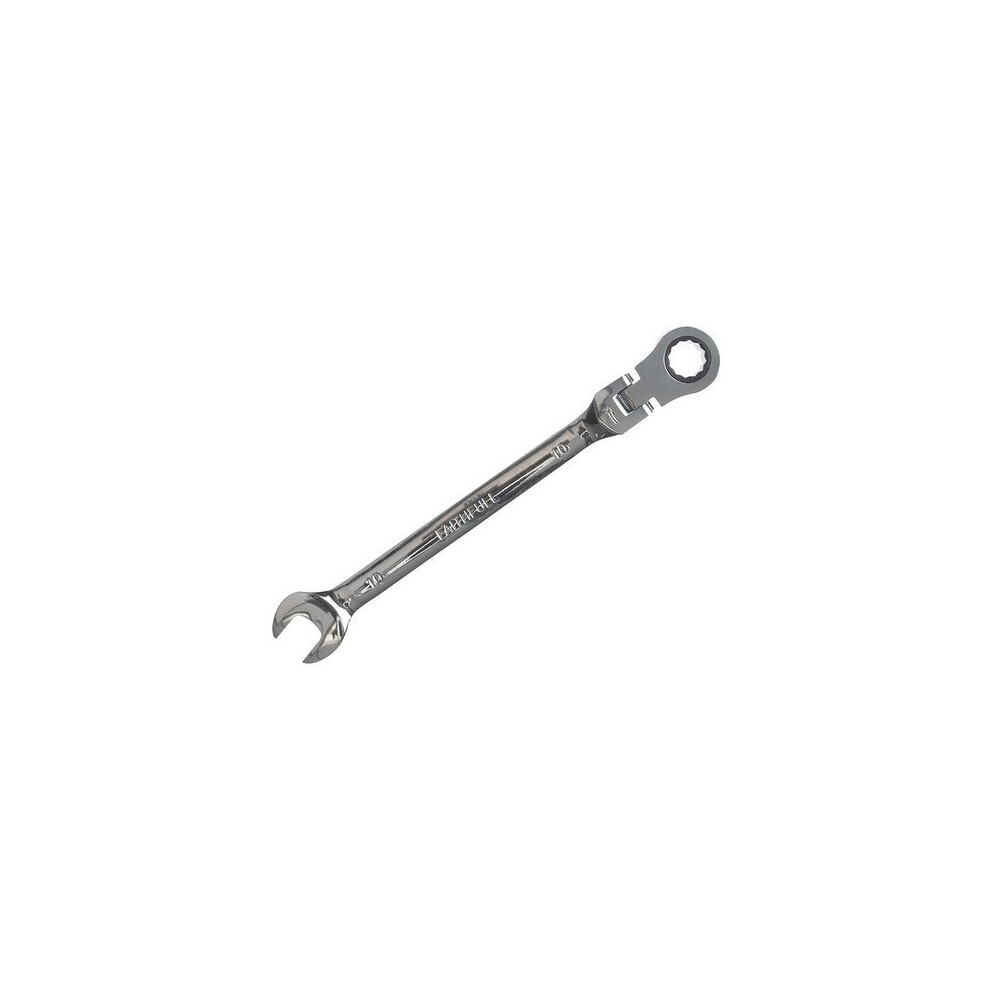 Faithfull FAISPARAT10 Ratchet Combination Spanner Flex Head CV 10mm