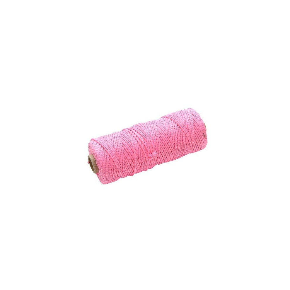 Faithfull FAIBLHVP Hi Vis Nylon Brick Line 105m - Pink