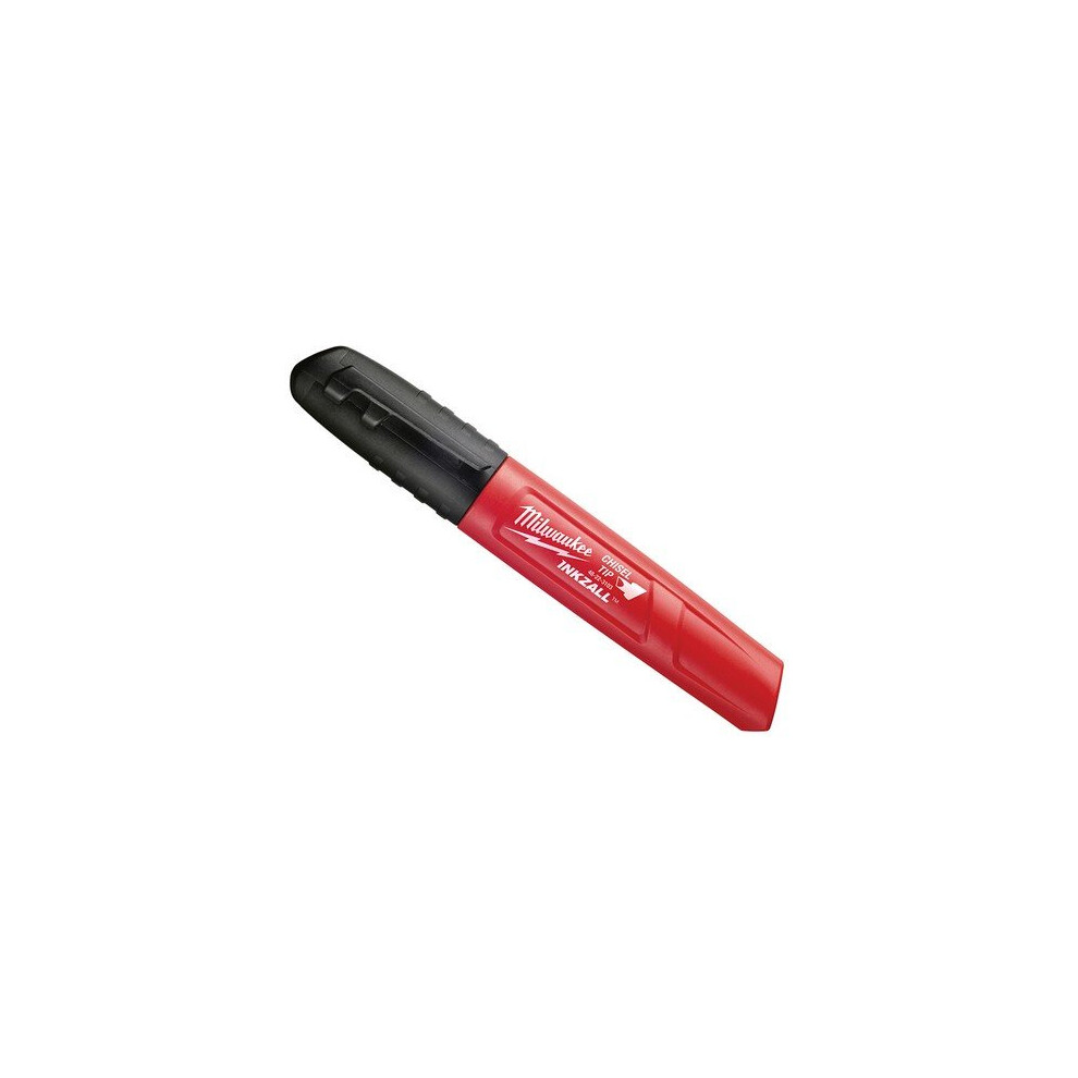 Milwaukee 48223103 Inkzall Jobsite Chisel Point Marker - Black