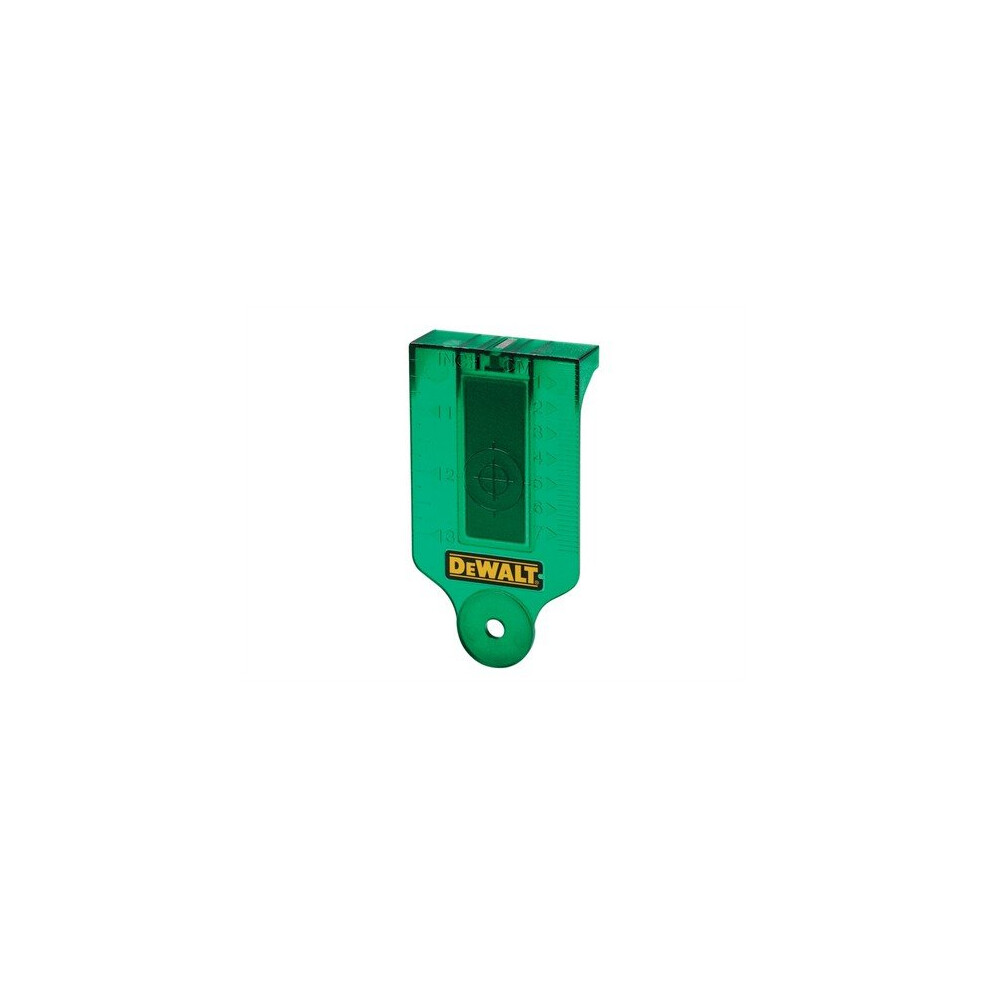 DeWalt DE0730G-XJ Green Laser Target Card
