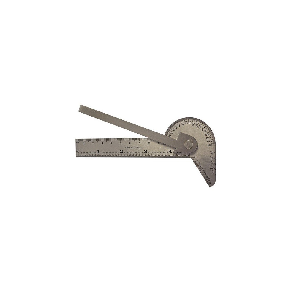 Faithfull Faigaugemult Multi Purpose Angle Protractor 100Mm (4In)