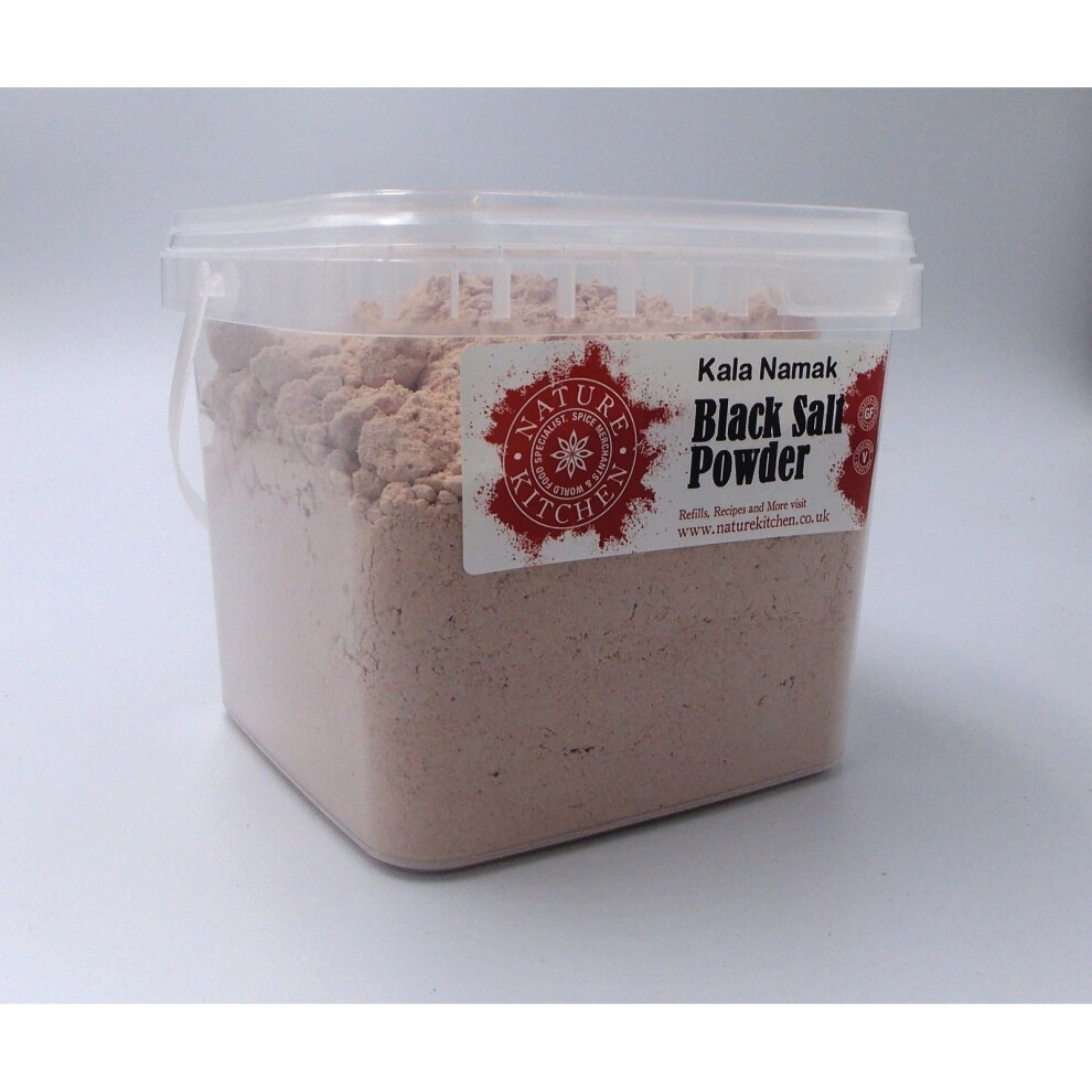 BLACK SALT POWDER - LARGE SPICE TUB