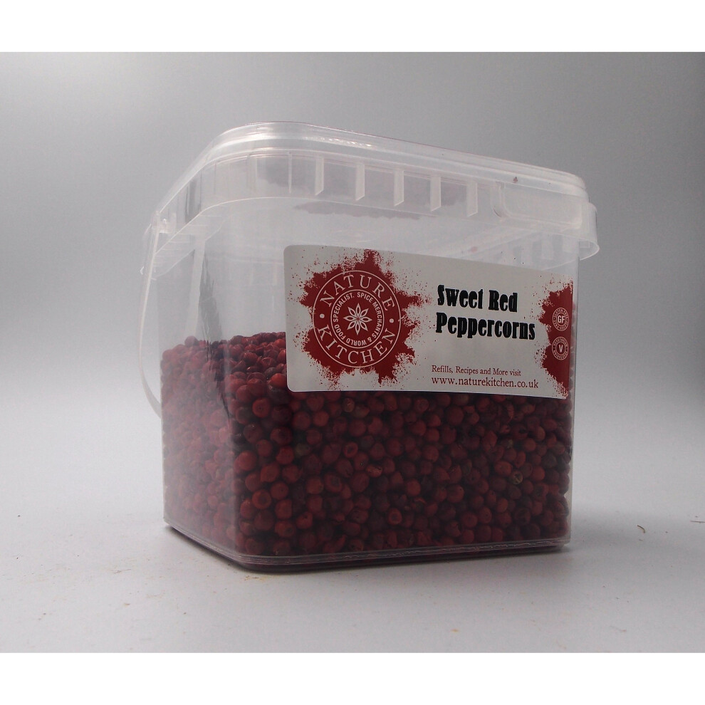 RED PEPPER CORNS - LARGE SPICE TUB