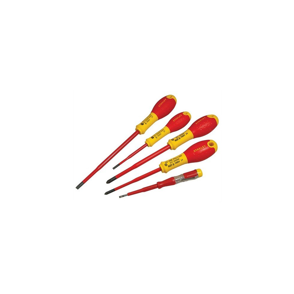 Stanley Tools XTHT0-62692 FatMax VDE Insulated Phillips & Parallel Screwdriver Set of 5