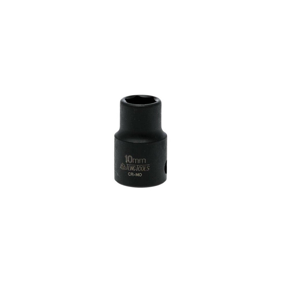 Teng TEN980510 Impact Socket Hexagon 6 Point 3/8in Drive 10mm